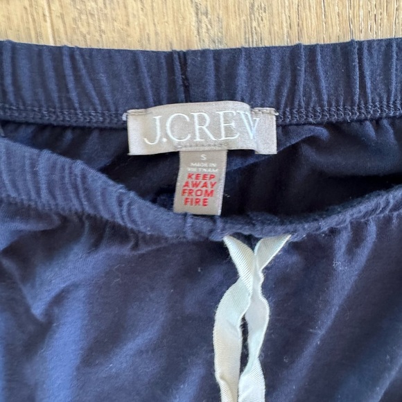 J. Crew Womens Pajama Set Navy Blue Small - Picture 2 of 4